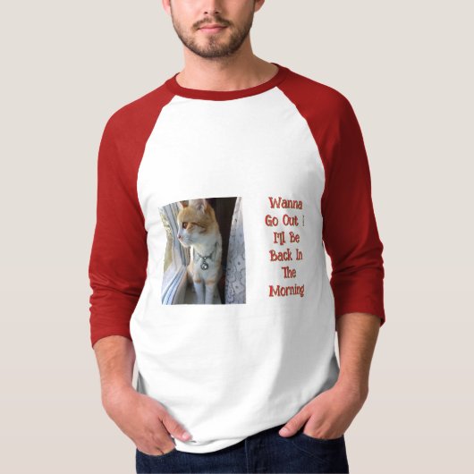 T-shirt Tomcat, Photo Et Texte Personnalisables, Texte Drô (Devant)
