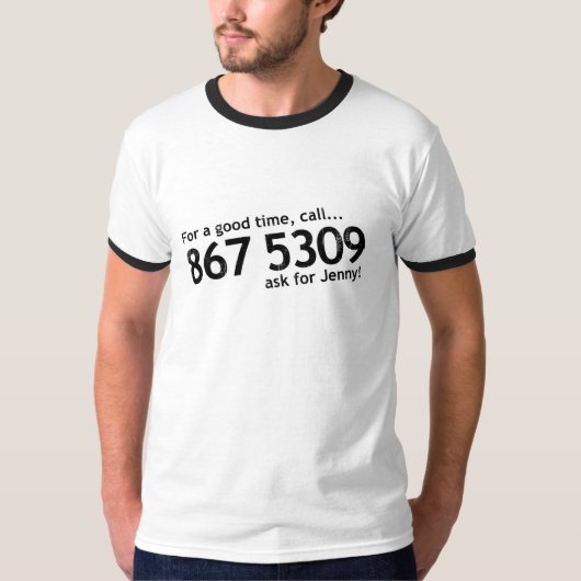 T-shirt Tommy 867 5309 Tutone (Devant)