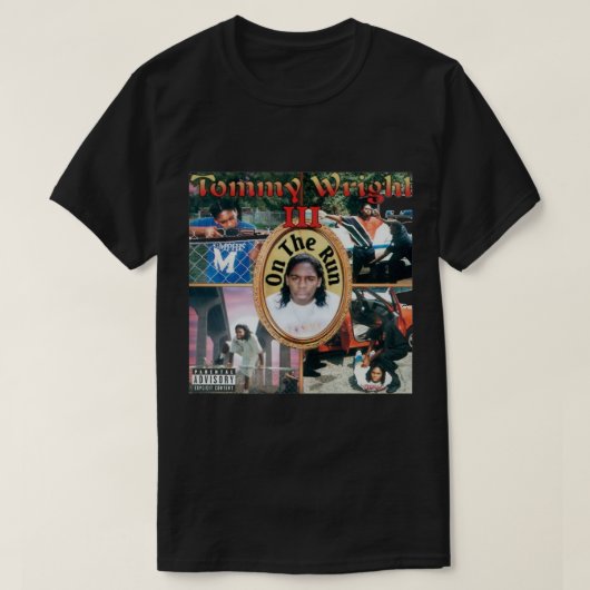 T-shirt Tommy Wright III - 1990 Memphis Légende Hip hop Es (Design devant)