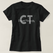 T-shirt tomographie informatique du technologue en informa (Design devant)