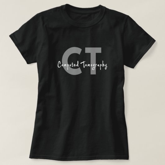 T-shirt tomographie informatique du technologue en informa (Design devant)