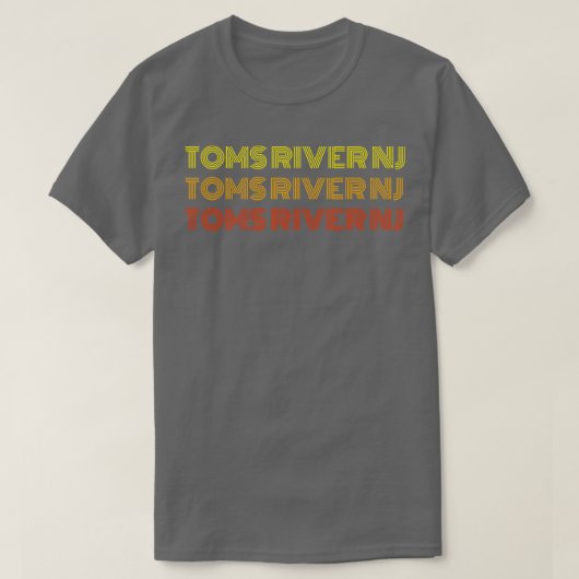 T-SHIRT TOMS RIVER (Design devant)