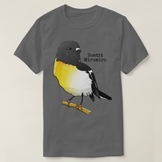 T-shirt Tomtit Miromiro (Design devant)