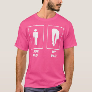 T-shirt Ton papa Mon papa Plongeur Planche Planche Plate-F