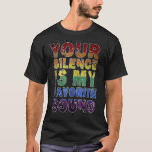 T-shirt Ton Silence Est Mon Son Favori Misanthopique Sayi