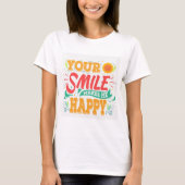 T-shirt Ton Sourire Me Rend Heureux (Devant)