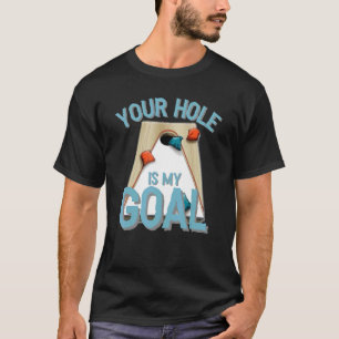 T-shirt Ton Trou Est Mon Objectif Cornhole Bean Bag Lover
