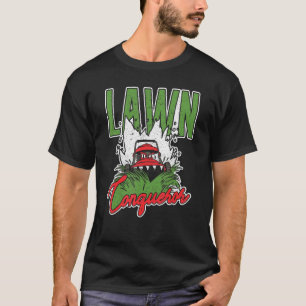 T-shirt Tondeuse à gazon Conquérant de jardin