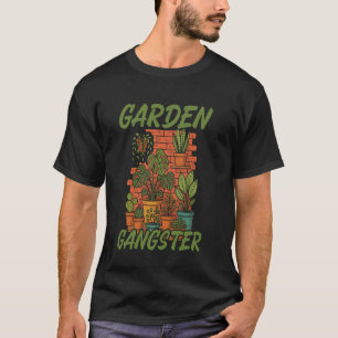 T-shirt Tondeuse à gazon de jardinage Rétro Vintage Jardin