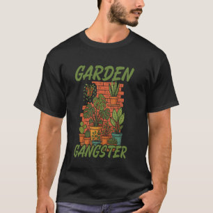 T-shirt Tondeuse à gazon de jardinage Rétro Vintage Jardin
