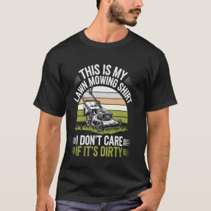 T-shirt Tondeuse à gazon drôle de jardinier tondeuse à gaz