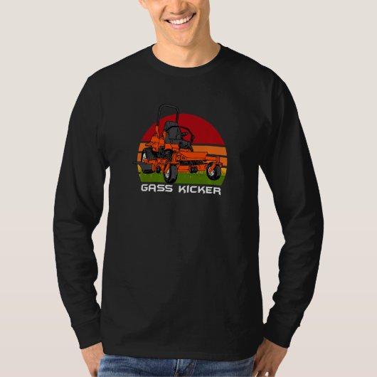 T-shirt Tondeuse à gazon Grass Kicker Zero Turn Tonte de (Devant)