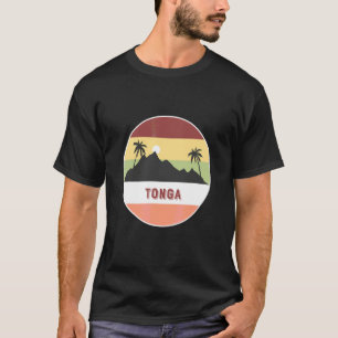 T-shirt Tonga Montagne Et Palmiers