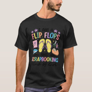 T-shirt Tongs Drôles Scrapbooking Passionné