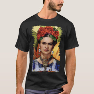 T-shirt tongteng Peintre de popart fumer Frida kahlo art f