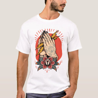T-shirt Tonnerre attrape vieux style tatouage design