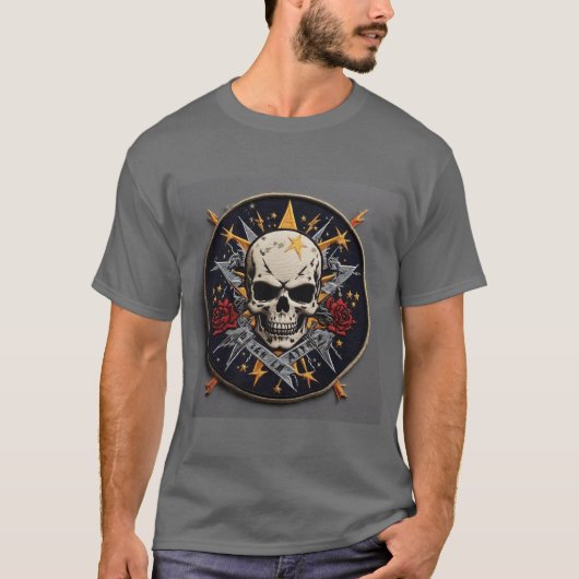 T-shirt Tonnerre crâne : Brigade des boulons (Devant)