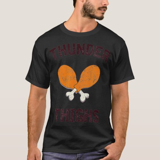 T-shirt Tonnerre cuisses amusant Turquie jour férié (Devant)