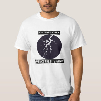 T-shirt tonnerre seulement quand il pleut