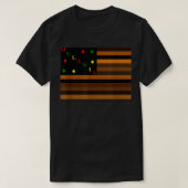 T-shirt Tons de Melanin Drapeau Black Pride (Design devant)