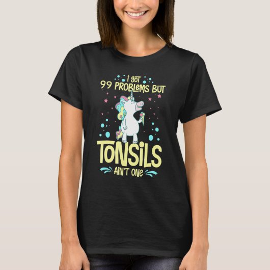 T-shirt Tonsillectomy Tonsil Removal Recovery Surgery Get (Devant)