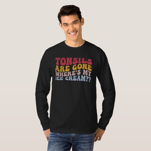 T-shirt Tonsillitis Tonsillectomy Drôle Tonsils Sont Parti (Devant entier)