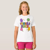 T-shirt "Tonsils Suck" Funny Popsicle & Candy Récupération (Devant entier)