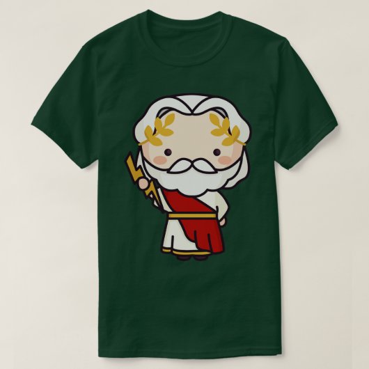 T-shirt Tonton du dieu grec mignon Zeus (Design devant)