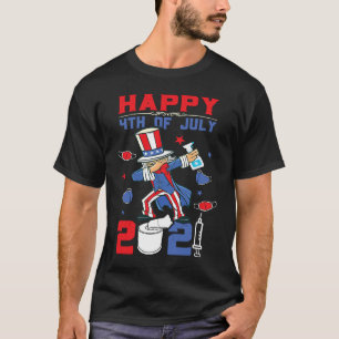 T-shirt Tonton Sam fait le dab le 4 juillet 2021 enfants g