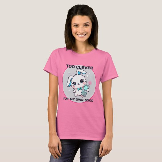 T-shirt Too Clever (Devant entier)