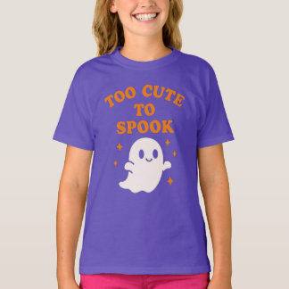 T-shirt  Too Cute To Spook - Funny Halloween Ghost Girl's