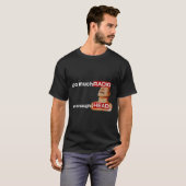 T-shirt Too Much Radio Not Enough Head Funny 80's Radio He (Devant entier)