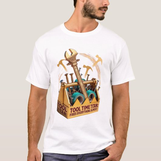 T-shirt Tool Time Titan T Shirt, Funny Dad Gift (Devant)