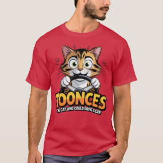 T-shirt Toonces - Le Chat de conduite