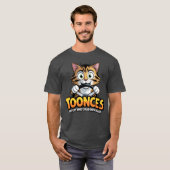 T-shirt Toonces - Le Chat de conduite (Devant entier)
