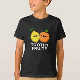T-shirt Toothy Fruity Funny Fruit Pun Dark BG