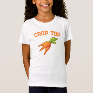 T-Shirt Top de la récolte, Carottes, Légumes, Enfants Amus