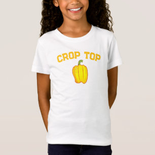 T-Shirt Top de la récolte, Poivre jaune, Légumes, Enfants