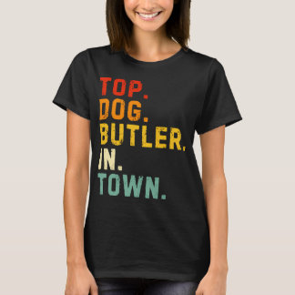T-shirt Top Dog Butler : Servir avec style
