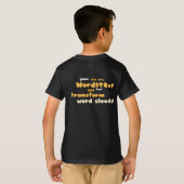 T-shirt Top enfants : disposition arrière (Dos entier)