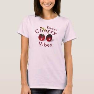 T-shirt Top féminin des cerises