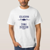 T-shirt Top Gun Because I (Devant)