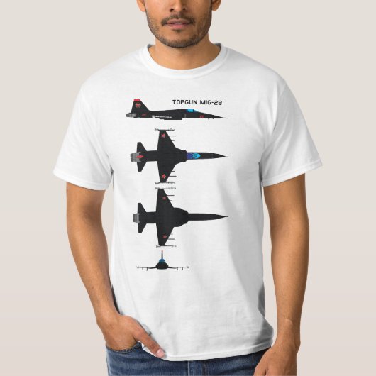 T-shirt Top Gun MIG 28 (Devant)
