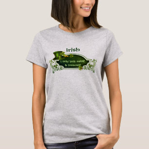 T-shirt Top Hat et Shamrock - Irlandais Innocence