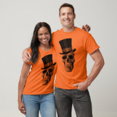 T-shirt Top hat skull (Unisexe)