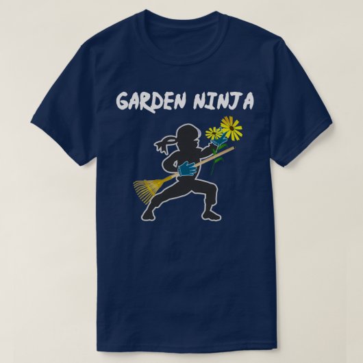 T-shirt Top Jardin Jardin Ninja Design cadeau (Design devant)