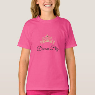 T-shirt Top Miss America USA Girl's Dream Big Tiara