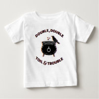 T-shirt Top pour bébé Double Toil & Trouble