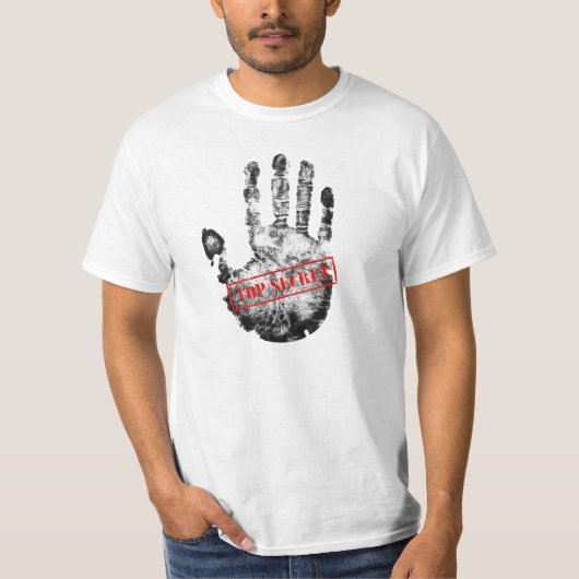 T-shirt top secret (Devant)