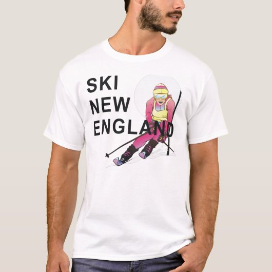 T-shirt TOP Ski Nouvelle-Angleterre (Devant)